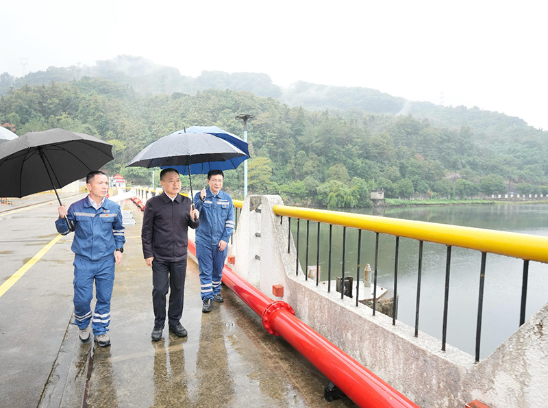 李国英调研沙溪口水电站